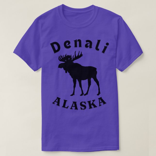 Camiseta Denali Alaska Moose TSirt (Frente do Design)