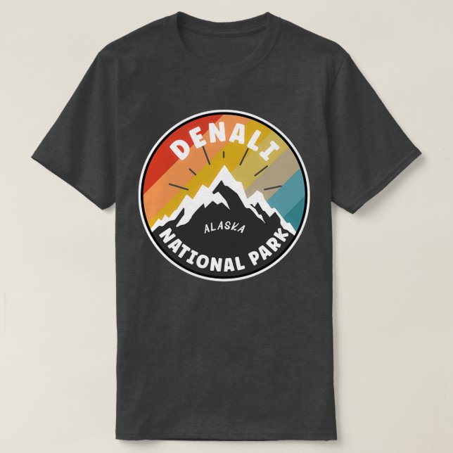 Camiseta Denali National Park Alaska 6 (Frente do Design)