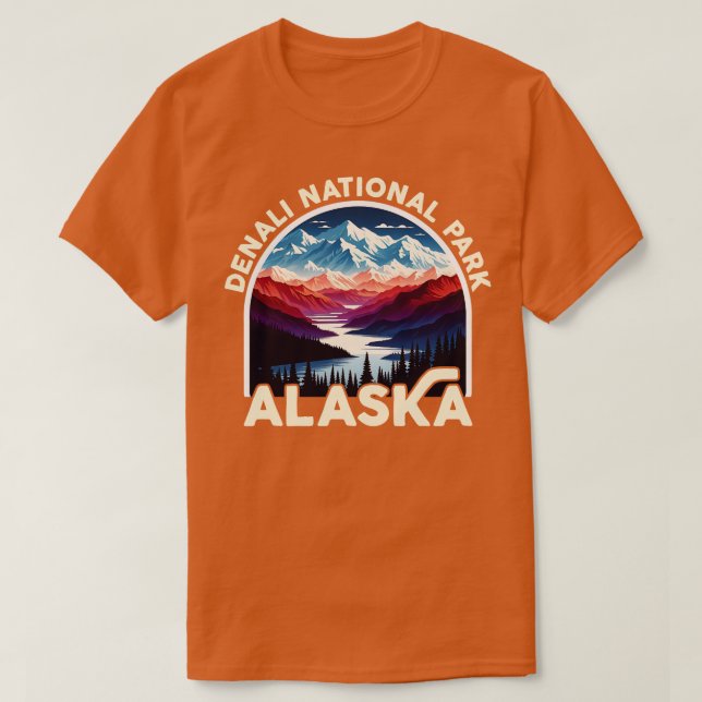 Camiseta Denali National Park Alaska TShirt 2 (Frente do Design)