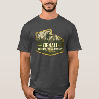 Camiseta Denali National Park And Preserve Alaska Retro Bad