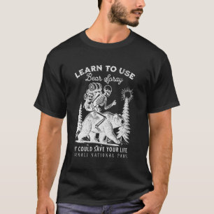 Camiseta Denali National Park Bear Spray Funny Caminhando p