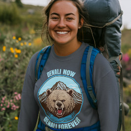 Camiseta Denali Now, Denali Forever