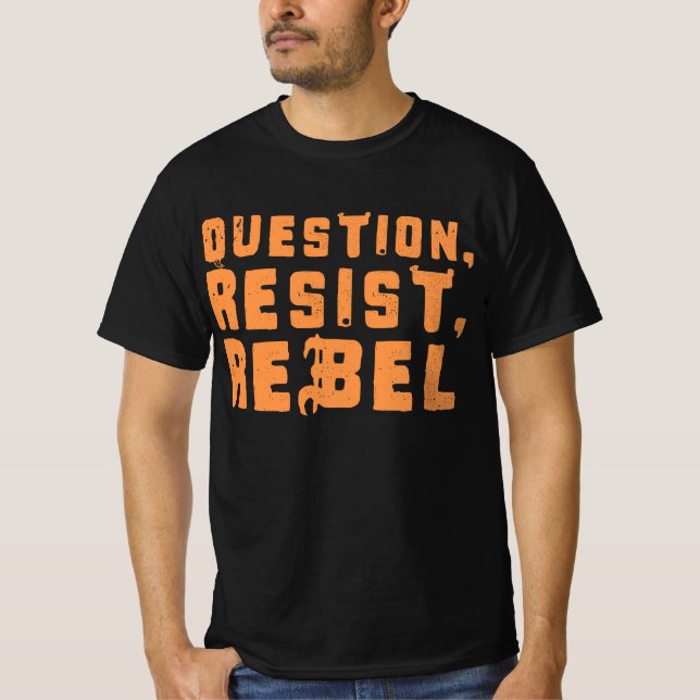 Camiseta Denke selbst, handle stark (Frente)