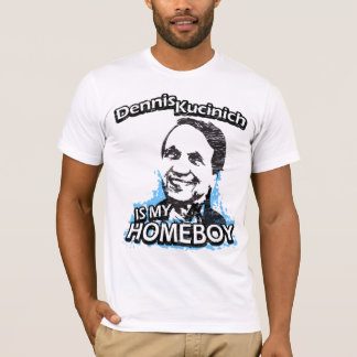Camiseta Dennis Kucinich é meu ficar em casa