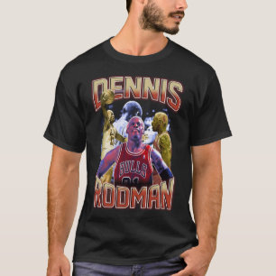 Camiseta Dennis Rodman BootlegT-Shirt Clássico