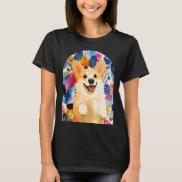 Camiseta DENNY corgi - Coleção ArtMuse