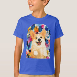 Camiseta DENNY corgi - Coleção ArtMuse Juventude