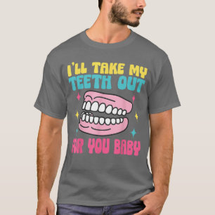 Camiseta Dentaduras hilárias Vou tirar meus dentes para voc