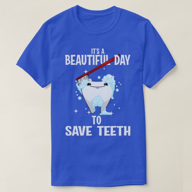 Camiseta Dental Engraçado Para Homens Fada Dentista Dos Den (Frente do Design)