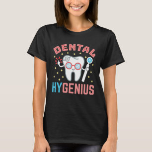 Camiseta Dental Hygenius Funny Hygienist RDH