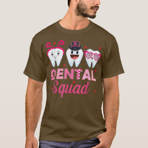 Camiseta Dental Squad Dental Life Dentista Engraçado Valent