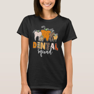 Camiseta Dental Squad Happy Halloween Dentista Dental Spook