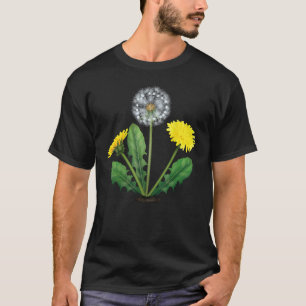 Camiseta Dente de Leão Camisa de Flor de Verão Amo