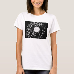 Camiseta dente-de-leão preto