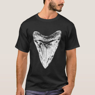 Camiseta Dente de Megalodon Tubarão Meg Tubarões Fóssil Th