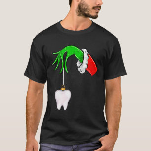 Camiseta Dente de Natal Dentista Dental Dentes Istant Xmas