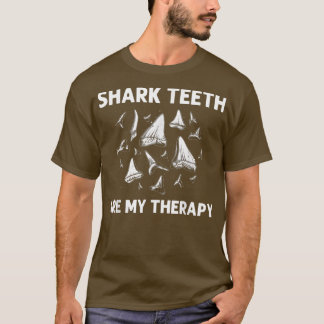 Camiseta Dente De Tubarão Engraçado Para Homens Dentes De T