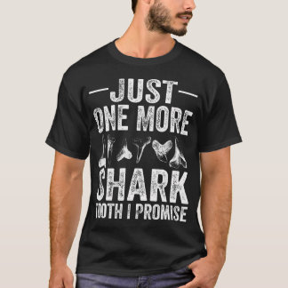 Camiseta Dente de Tubarão Fossil Só Mais Um Eu Prometo Dive