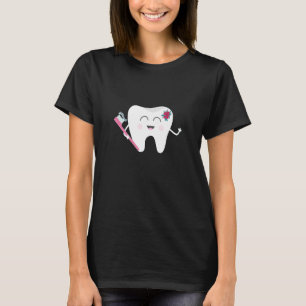 Camiseta Dente Dentada Dentista Fada Dentsta Dente Higiene