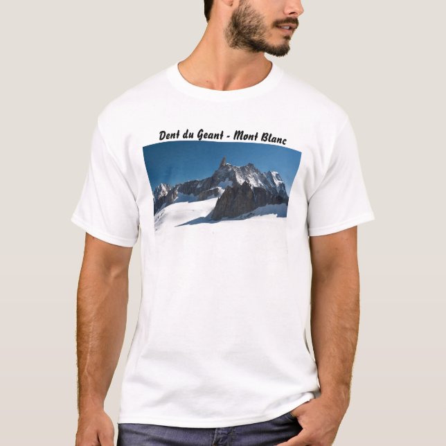 Camiseta Dente du Geant - Mont Blanc (Frente)
