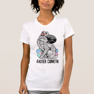 Camiseta Dentes de Páscoa de Coelhinho de Páscoa