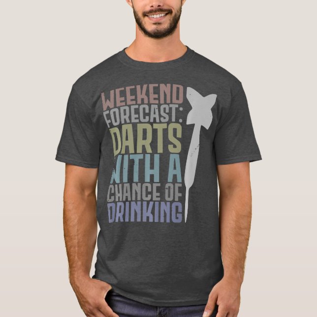 Camiseta Dentes de Previsão de Fim de Semana com Oportunida (Frente)