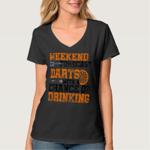 Camiseta Dentes De Previsão De Fim De Semana Com Possibilid