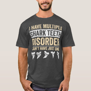 Camiseta Dentes De Tubarão Caçador De Dentes Fósseis Engraç