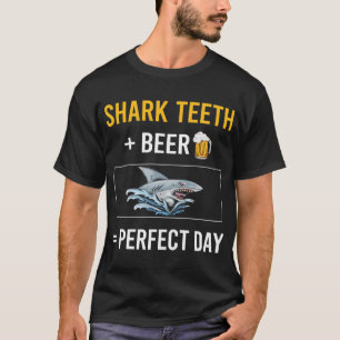 Camiseta Dentes De Tubarão No Dia Da Cerveja