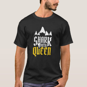 Camiseta Dentes De Tubarão Para Mulheres Caçadoras De Fósse