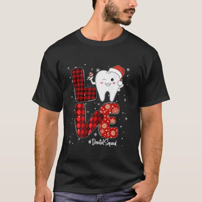 Camiseta Dentes Dentistas da Esquadra Dental de Amor com Xa (Frente)