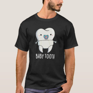 Camiseta Dentes Engraçados De Bebês Arrefecimento BG Escuro