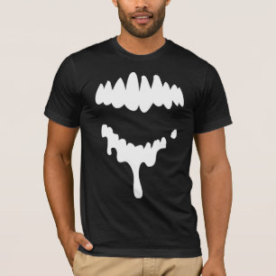 Camiseta Dentes perdidos customizáveis dos zombis