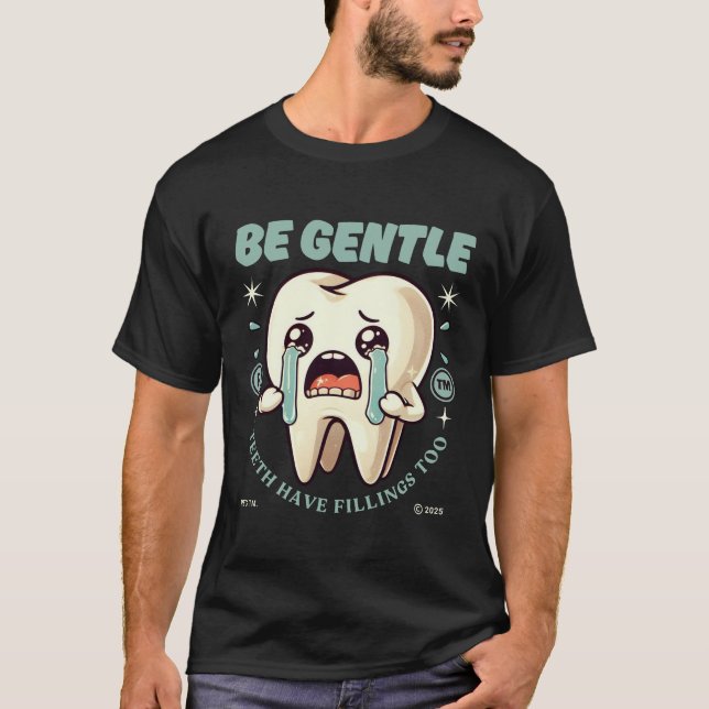 Camiseta Dentes também têm recheio (Frente)