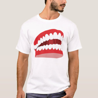 Camiseta Dentes vibrar