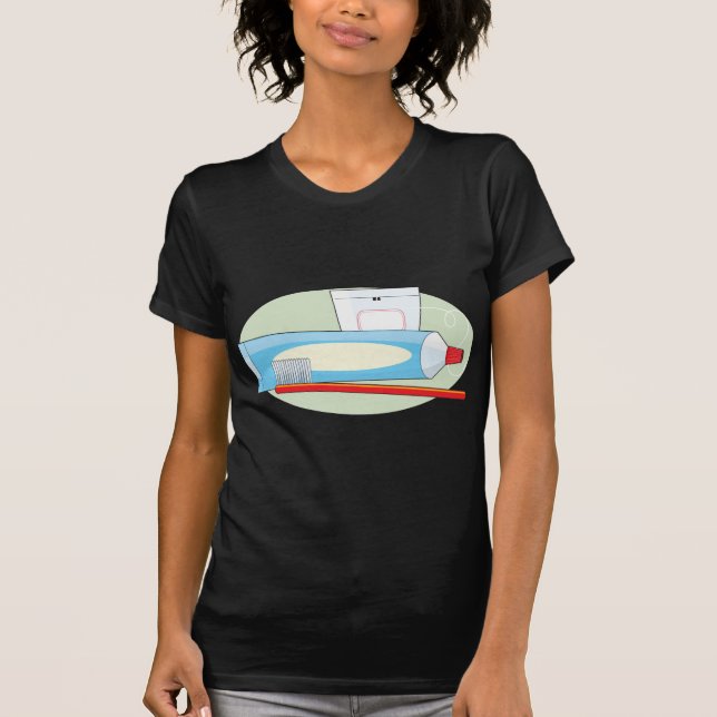 Camiseta Dentífrico e escova (Frente)