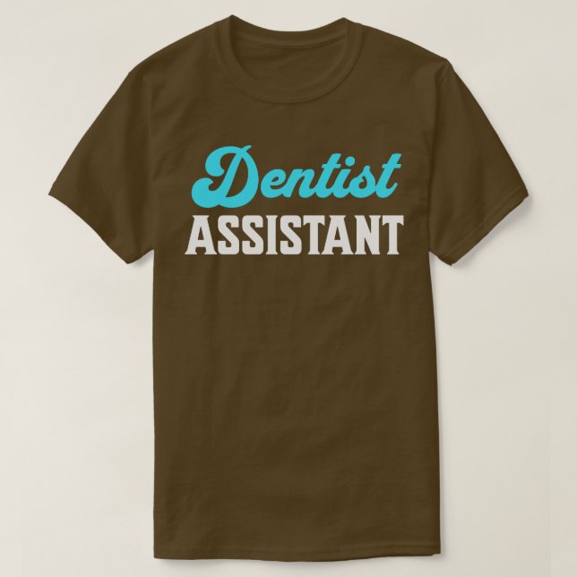 Camiseta Dentist assistente nacional dentista dia (Frente do Design)