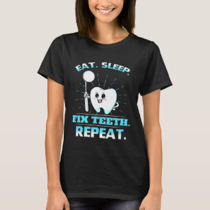 Camiseta Dentista Cirurgião dentário Boca Doutor Dentista O