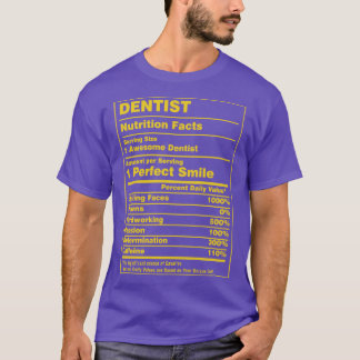Camiseta Dentista de Fatos Nutricionais