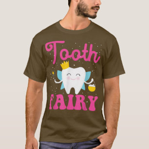 Camiseta Dentista Dental Assistant Higenista Fada Dente