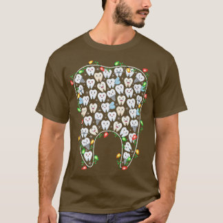 Camiseta Dentista dental assistente do dente do dente do Xm
