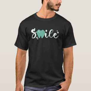 Camiseta Dentista dentária Adolescente de Sorriso D