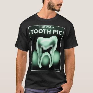 Camiseta Dentista Dentária De Estudante Dentária Para Um De