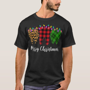 Camiseta Dentista dentária de Natal Dente Dentista Dentária