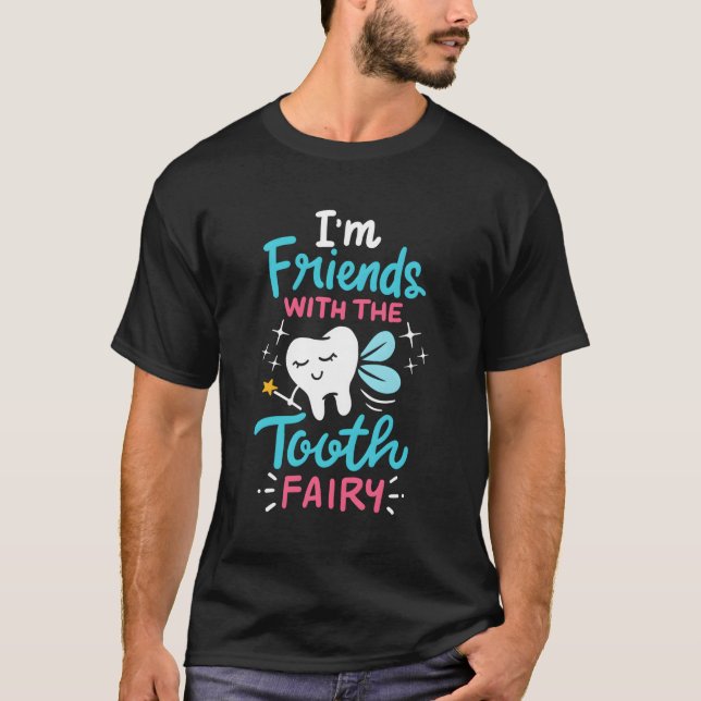 Camiseta Dentista Dentária Pediátrica Da Fada Dos Dentes Do (Frente)
