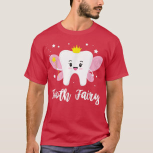 Camiseta Dentista Denteira Dentária Da Fada Dentária Do Fre