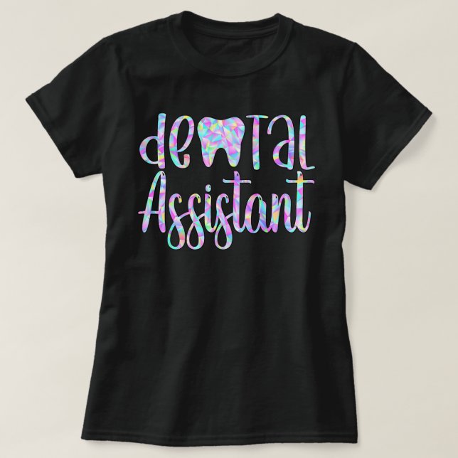 Camiseta dentista dentista dentário engraçado assistente de (Frente do Design)