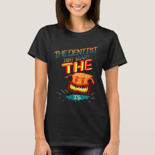 Camiseta Dentista Dia de as Bruxas engraçado Dentista Dento