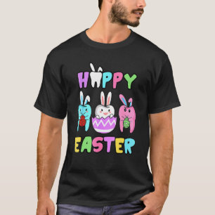 Camiseta Dentista do dia do felz pascoa - Dentária de coelh