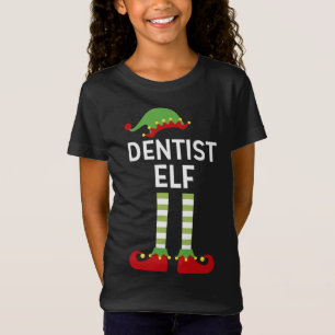Camiseta Dentista Elf Cute Mating Family Natal Dental